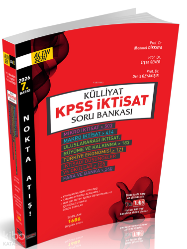 Savaş Yayınevi Külliyat KPSS İktisat Soru Bankası