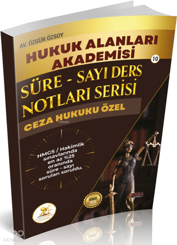 Savaş Yayınları 2026 HUKAL HMGS Hakimlik Ceza Hukuku Özel Hükümler Süre Sayı Ders Notları Serisi