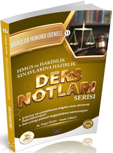 Savaş Yayınları HUKAL HMGS Hakimlik Borçlar Hukuku Genel Hükümler Ders
