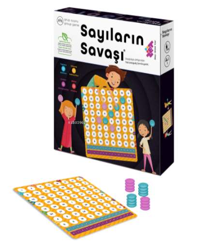 Sayıların Savaşı Zeka ve Akıl Oyunu 7+ Yaş 2 Oyuncu - Kitapiks.com