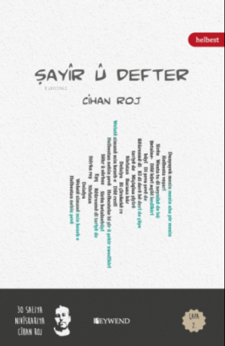 Şayîr Û Defter - Kitapiks.com