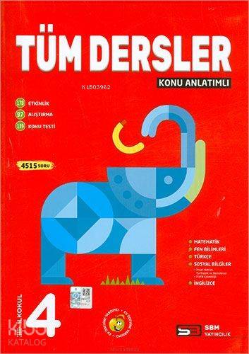 SBM Yayınları 4. Sınıf Tüm Dersler Konu Anlatımlı SBM 