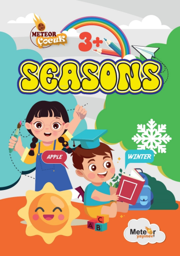 Seasons (Mevsimler) ;Türkçe – İngilizce Boyama Kitabı - Kitapiks.com