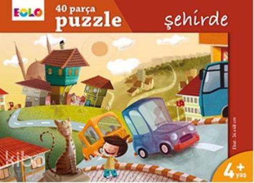 Şehirde 40 Parça Puzzle 4+ Yaş