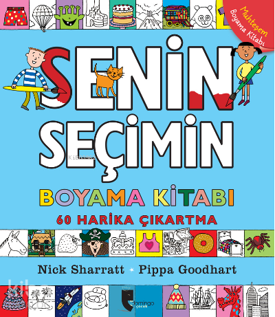 Senin Seçimin Boyama Kitabı;60 Harika Çıkartma