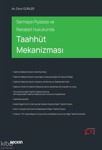 Sermaye Piyasası ve Rekabet Hukukunda Taahhüt Mekanizması