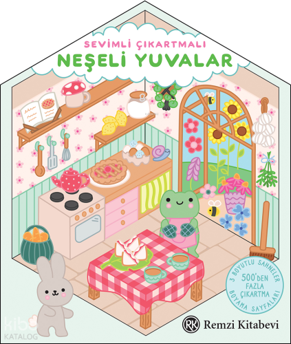 Sevimli Çıkartmalı Neşeli Yuvalar