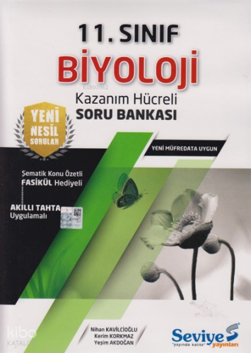 Seviye - 11. Sınıf Biyoloji Kazanım Hücreli Soru Bankası