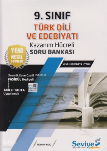 Seviye - 9. Sınıf Türk Dili Ve Edebiyatı Kazanım Hücreli Soru Bankası