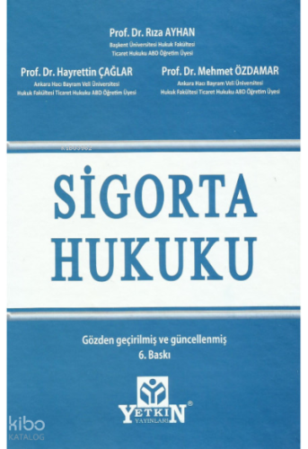 Sigorta Hukuku Ders Kitabı