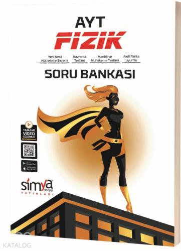 Simya Dergisi Yayınları AYT Fizik Tamamı Video Çözümlü Soru Bankası Simya Dergisi 
