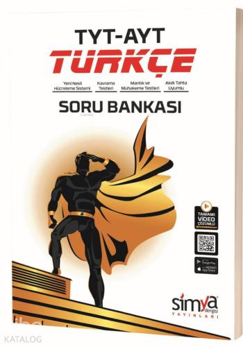 Simya Dergisi Yayınları TYT AYT Türkçe Tamamı Video Çözümlü Soru Bankası Simya Dergisi 