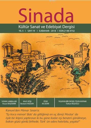 Sinada Dergisi Kültür Sanat ve Edebiyat Dergisi 19. Sayı İlkbahar
