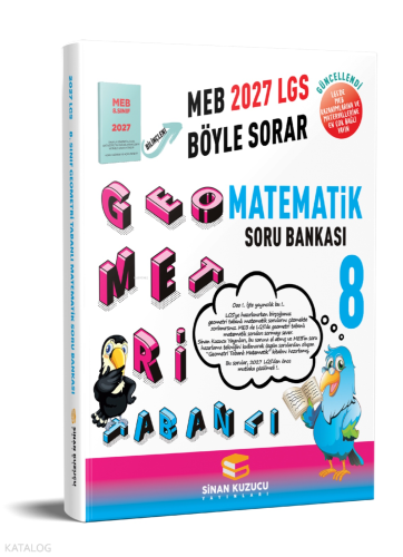 Sinan Kuzucu 8. Sınıf LGS Geometri Tabanlı Matematik Soru Bankası