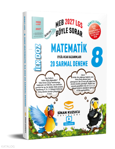Sinan Kuzucu 8. Sınıf LGS İlk Doz Matematik Sarmal Deneme