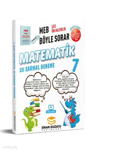 Sinan Kuzucu Yayınları 7. Sınıf Matematik Deneme