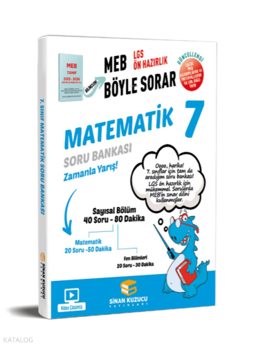 Sinan Kuzucu Yayınları 7. Sınıf Matematik Soru Bankası