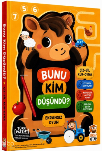 Sincap Kitap Bunu Kim Düşündü? (Ciltli - Tabletli – Maketli Etkinlik K