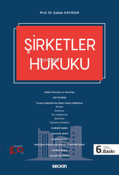 Şirketler Hukuku - Kitapiks.com