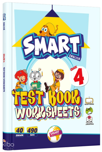 Smart English Grade 4 Test Book Worksheets