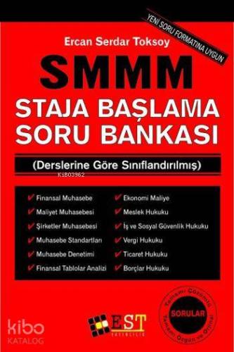 SMMM Staja Başlama Soru Bankası; Derslerine Göre Sınıflandırılmış