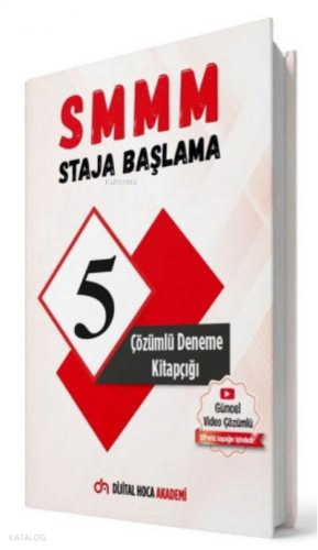 SMMM Staja Başlama Video Çözümlü 5 Deneme Sınavı Dijital Hoca Akademi