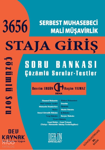 SMMM Staja Giriş Soru Bankası