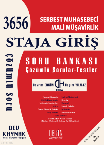 SMMM Staja Giriş Soru Bankası