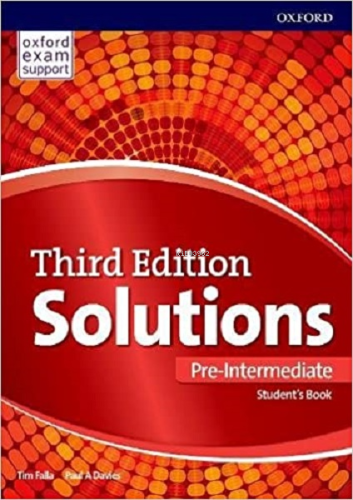 Solutions Pre-Intermediate Student's Book With Online Practice Kit - K
