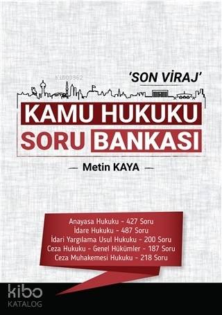Son Viraj Kamu Hukuku Soru Bankası
