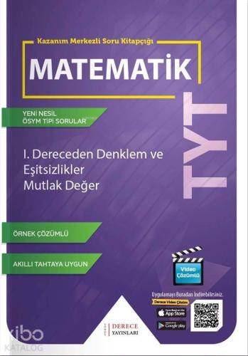 Sonuç Derece Yayınları TYT Matematik I. Dereceden Denklem ve Eşitsizli