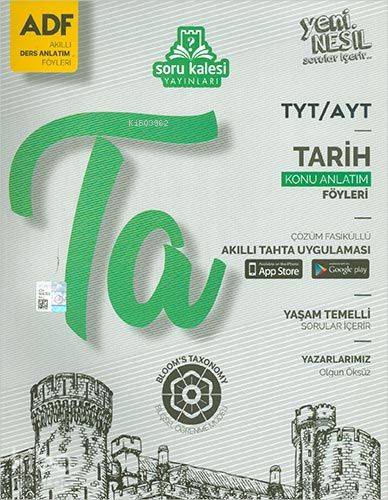 Soru Kalesi Yayınları TYT-AYT Tarih Konu Anlatım Föyleri ADF Soru Kalesi