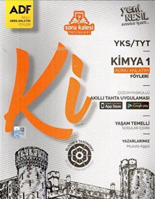 Soru Kalesi Yayınları TYT Kimya Konu Anlatımı ADF Föyleri