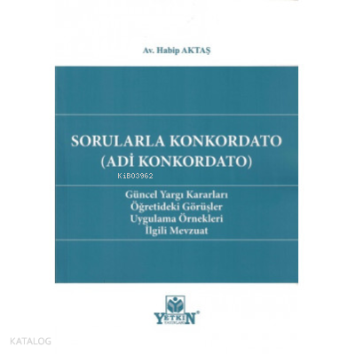 Sorularla Konkordato (Adi Konkodato)