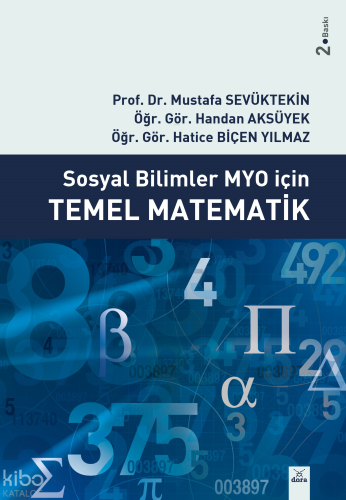 Sosyal Bilimler MYO İçin Temel Matematik