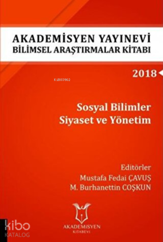 Sosyal Bilimler Siyaset ve Yönetim (Aybak 2018 Eylül)