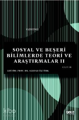 Sosyal ve Beşeri Bilimlerde Teori ve Araştırmalar 2 Cilt 3 - Kitapiks.