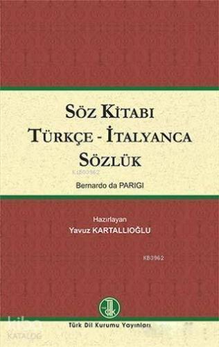 Söz Kitabı Türkçe - İtalyanca Sözlük