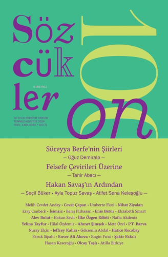 Sözcükler Dergisi 110. Sayı