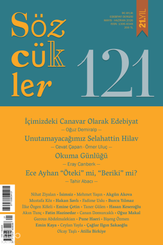 Sözcükler Dergisi 121. Sayı (Mart-Nisan 2026)