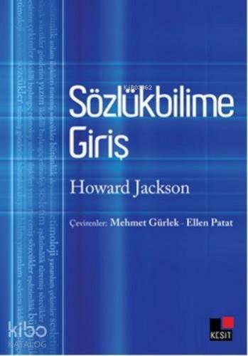 Sözlükbilime Giriş