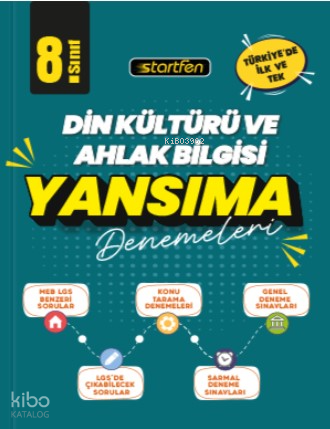 Startfen 8. Sınıf - Din Kültürü ve Ahlak Bilgisi Yansıma Denemeler