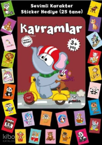 Stickerlı 3+ Yaş Kavramlar