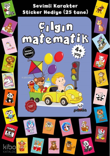 Stickerlı 4+ Yaş Çılgın Matematik