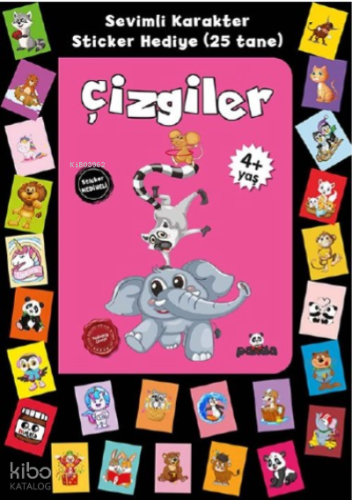 Stickerlı 4+ Yaş Çizgiler