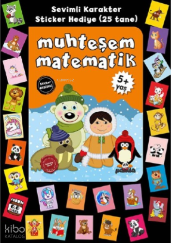 Stickerlı 5+ Yaş Muhteşem Matematik