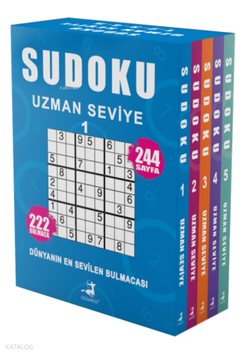 Sudoku Uzman Seviye 5 Kitap Set