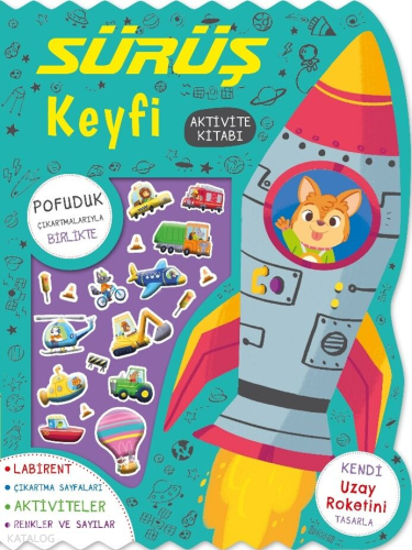 Sürüş Keyfi;Çıkartmalı Aktivite Kitabı