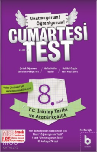 T.C. İnkılap Tarihi ve Atatürkçülük;Cumartesi Test