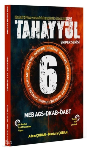 Tahayyül ÖABT MEB-AGS Din Kültürü Öğretmenliği Sniper 6 Deneme